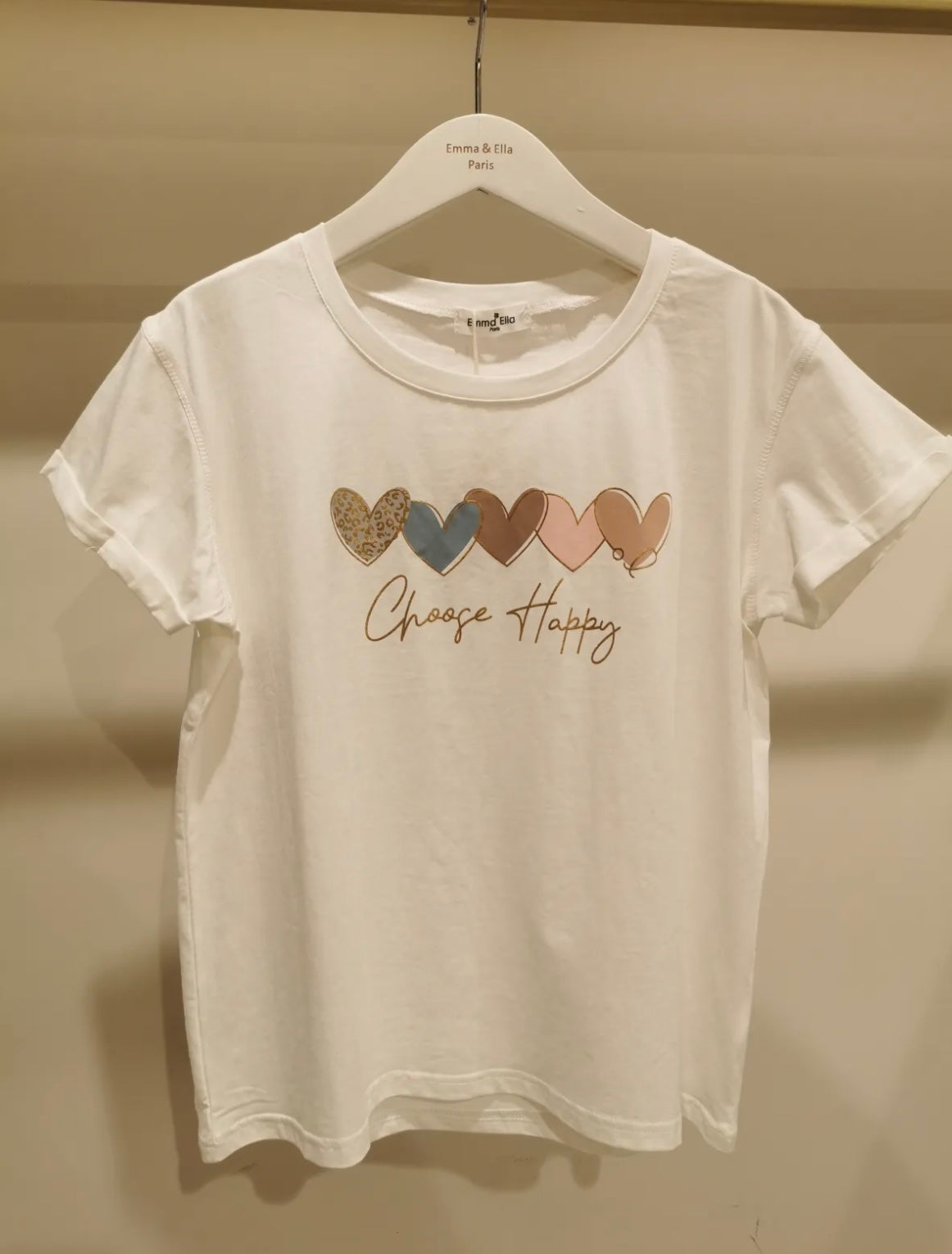 T shirt "choose Happy"