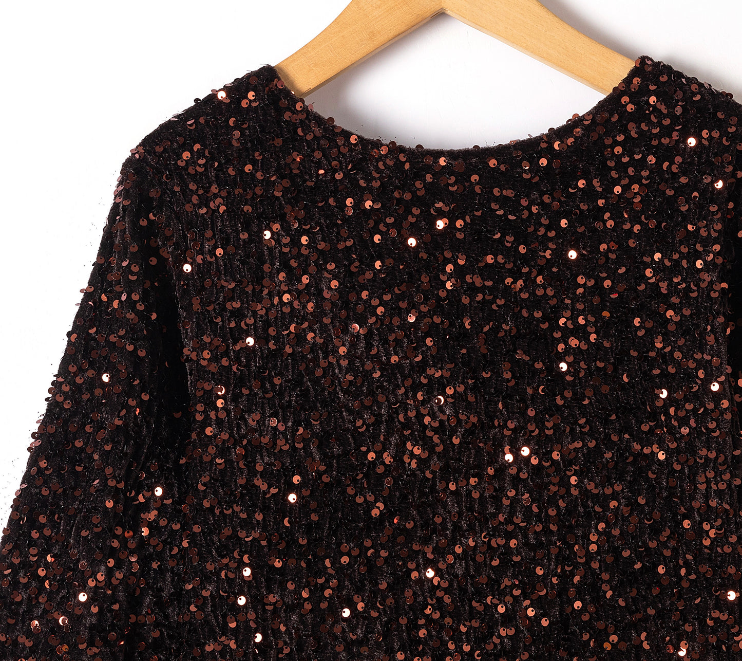 Robe sequin avec noeud